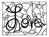 Coloring Glass Valentine Stained Pages Choose Board Fun Valentines sketch template