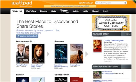 wattpad alternatives top  book review sites