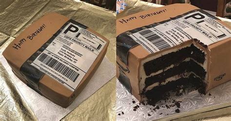 Man Orders An Amazon Box Cake For Wife On Her Birthday Because The