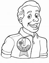 Coloring Pages Dad Mom Popular sketch template