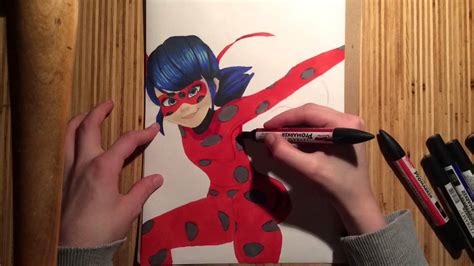 speed drawing ladybug from miraculous youtube