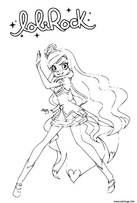 coloriage lolirock iris princess  ephedia coloring page jecoloriecom