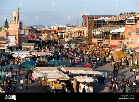 djemaa el fna  jamaa el fna square marrakech morocco stock photo alamy