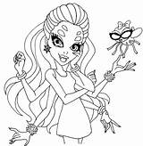 Coloring Pages Monster High sketch template