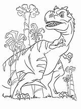 Coloring Dinosaur Pages sketch template