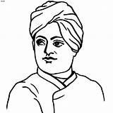 Coloring Swami Pages Vivekananda Outline Drawing Kids Gandhi Book Sketch Clipart Saints Cliparts Famous Print Library Template Clip Paintings Favorites sketch template