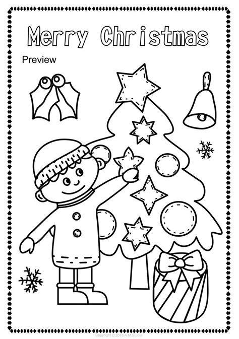 christmas coloring pages activity includes   christmas