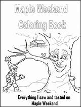 Maple Syrup Coloring Pages Template Activities Weekend sketch template