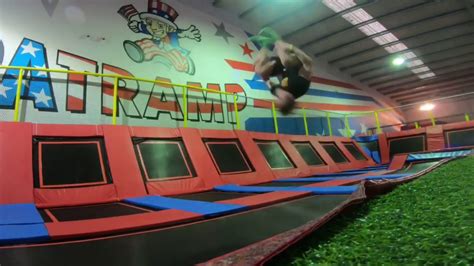 insane flips at best trampoline park ever youtube