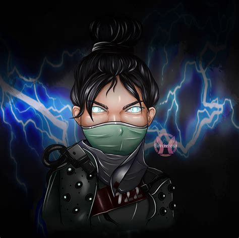 Heda ⚰️ On Instagram “wraith From Apex Legends Fanart Gameart