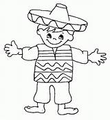 Coloring Mexican Boy Pages Fiesta Color Mexico Flag Kids Drawing Little Print Popular Getdrawings Library Clipart Coloringhome sketch template