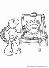 Franklin Coloring Pages sketch template