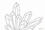 Drawing Crystals Draw Crystal Drawings Cluster Reference Choose Board Inspo sketch template