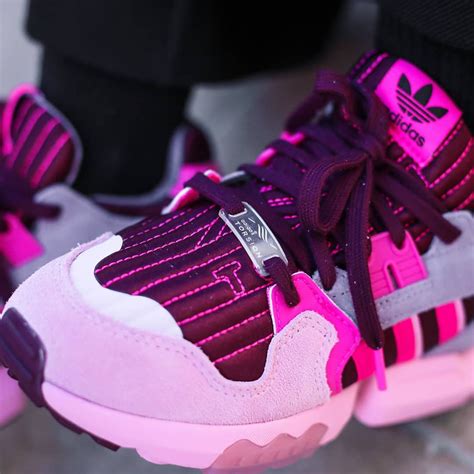 adidas zx torsion ef wmns maroon pink sneakernewscom