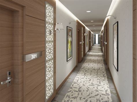 3d Hotel Corridor Model Turbosquid 1255046 Hotel Corridor Corridor