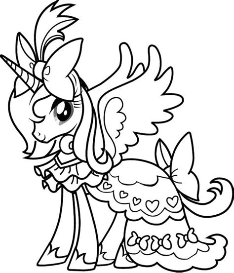 princess rarity   pony coloring page utskrivbara