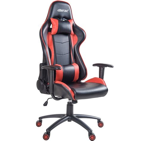video gaming chairs  adults high  computer gamer  arm pu leather swivel desk office
