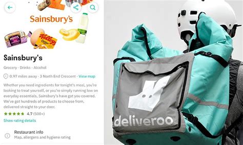 sainsbury s expands deliveroo trial to 100 stores