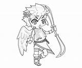 Icarus Pit Kid Dark Fly Coloring Pages Another sketch template