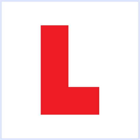 driver learner sign symbol  png