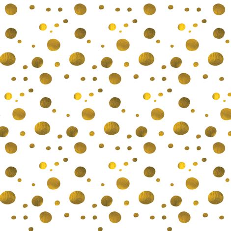 metallic gold polka dot fabric hudsondesigncompany spoonflower