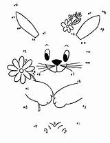 Dot Easter Pages Colouring Printable Dots Connect Coloring Sheets Activity Colour Children Do Pascoa sketch template