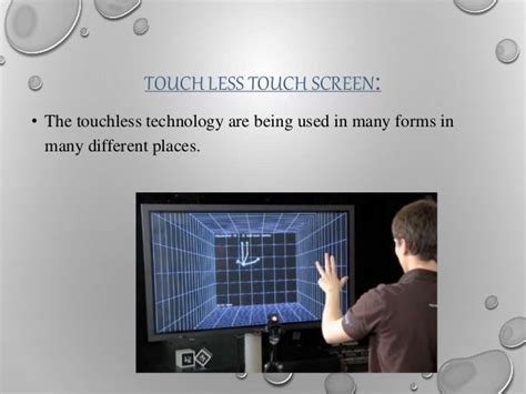 touchless touch screen technology