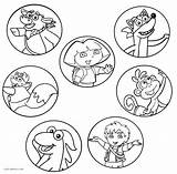 Dora Coloring Pages Easter Explorer Printable Nick Jr Color Getcolorings Cool2bkids Kids sketch template