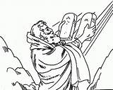 Moses Commandments Moises Escrituras Mose Bibel Biblia Santas Comandamenti Kolorowanki Coloriage Katolickie Dla Ausmalbilder Sheets Motive Cristiano Bible Wayne Moisés sketch template