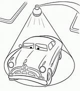 Coloring Hudson Pages Doc Sad Cars Cartoons Popular Car sketch template