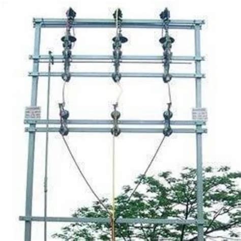 double pole structure  rs piece double pole structure  greater noida id