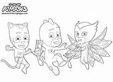 Pj Masks Coloring Mask Pages Printable Party Gekko Drawing Owlette Color Kids Book Sketch Gecko Max Disney Print Masquerade Getdrawings sketch template