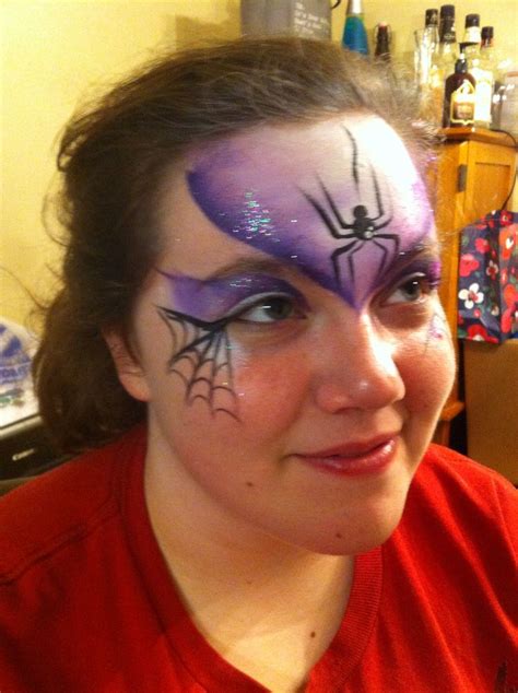 Easy Facepaint Witch Spiderweb Face Painting Easy Facepaint Face Paint