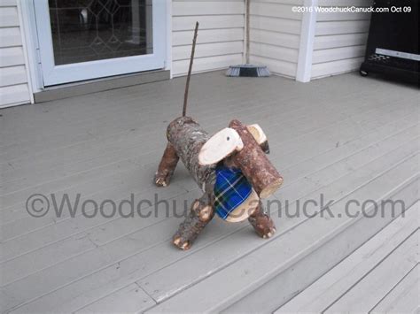 dachshund log dogs woodchuckcanuckcom