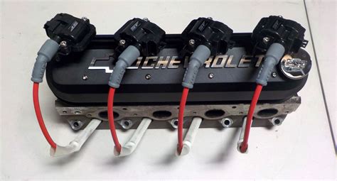 proform   black tall valve covers ls  coil brackets msd mm wires ebay