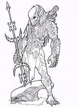 Predator Spear Aliens Xenomorph Ronniesolano Dessin Masked Kolorowanki Coloriage Predators Kleurplaat Avp Ausmalbilder Colorier Predador Godzilla Avpgalaxy Starklx sketch template