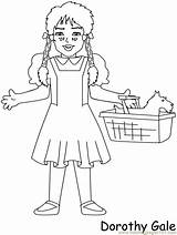 Wizard Oz Coloring Pages Dorothy Cartoons Color Sheets Printable Print Colouring Wizardofoz Kids Da Activities Crafts Colorare Online Mago Di sketch template