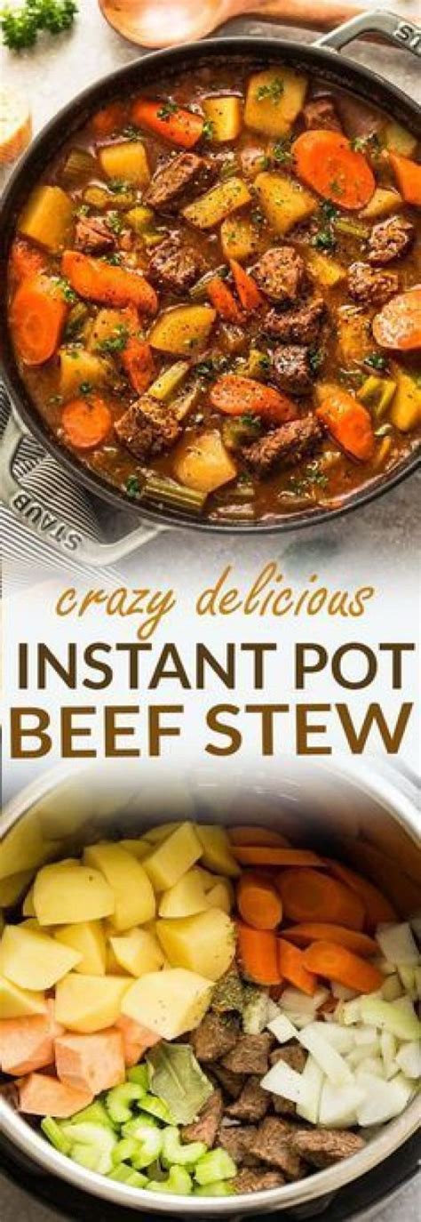instant pot pressure cooker homemade classic beef stew makes the