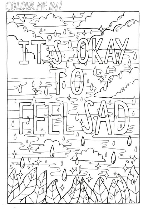 sad coloring pages  adults