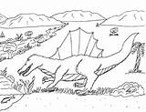 Spinosaurus Coloring Pages Fishing Dimetrodon Robin Great Goes sketch template