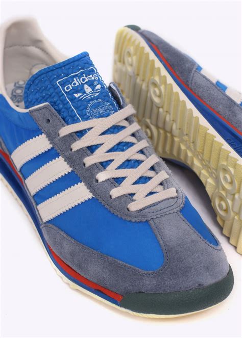 adidas originals sl vintage trainers blue