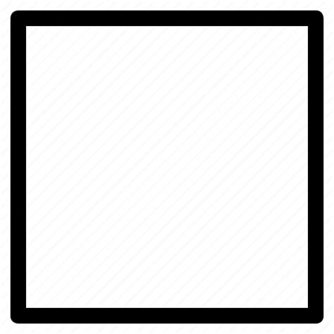 basic geometrical shape square icon   iconfinder