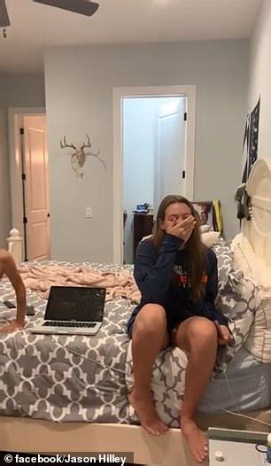 Viral Video Shows Dad Pranking His Daughter By Putting On A Pair Of