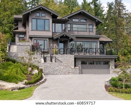 luxury house  vancouver canada stock photo  shutterstock