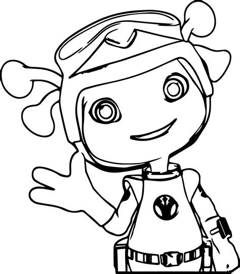 cool floogals girl coloring page