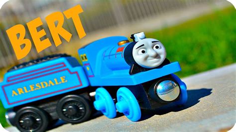 thomas  friends  bert wooden railway toy train review youtube