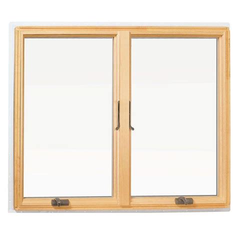 andersen       series casement wood window  white exterior   home