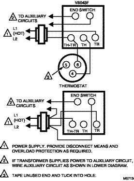 honeywell  zone valve wiring diagram wiring diagram schematic