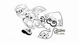 Splatoon Inkling Squid Coloriage Ausmalbilder Sheets Orig07 Colorier Malvorlagen Scribblefun Jungen Ausmalen Ausdrucken Shenouda Ninjago Enregistrée Nintendo Drucken sketch template