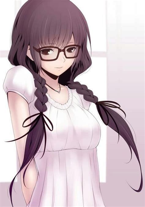 Anime Girl With Glasses Anime Amino